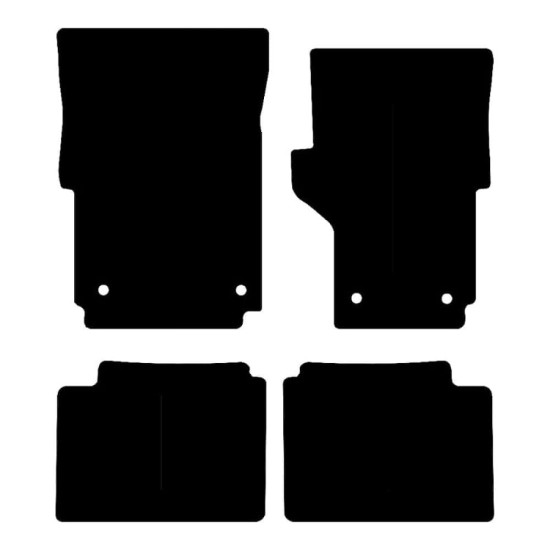 Bamboli 3D Molded TPE Floor Mats For Honda Accord 2002-2008 – Black, 4 Piece Set